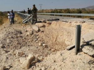 Midya t- Dargeçit yolunda 300 kilo patlayıcı bulundu