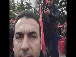 Midyatta teröre lanet mitingi.